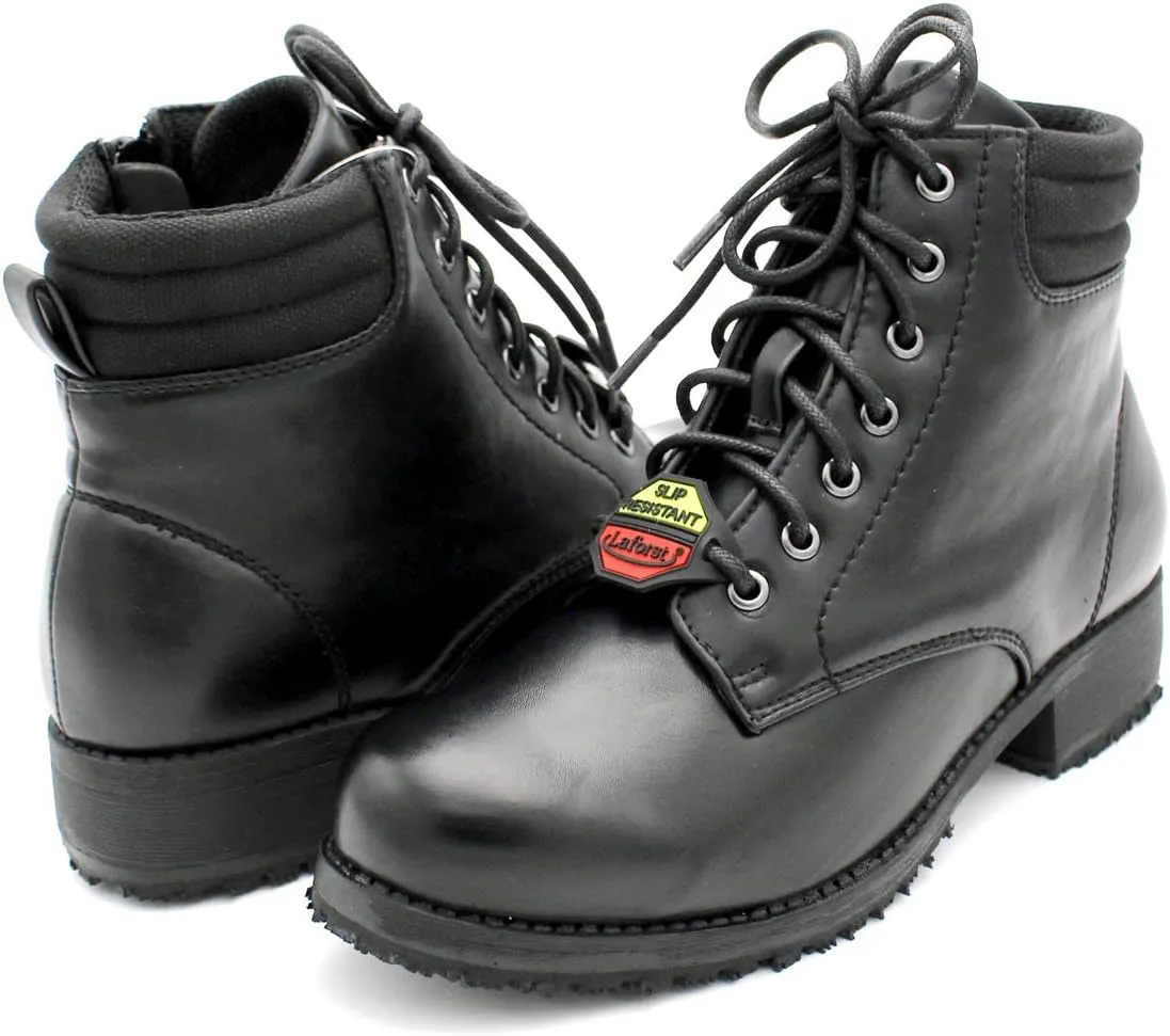 Laforst Women's Ankle Slip Resistant Work Combat Boots