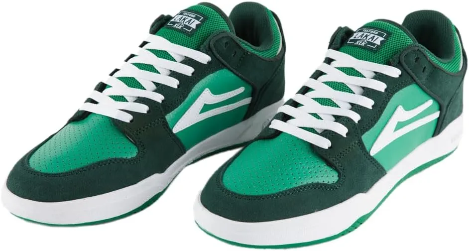 Lakai Telford Low Men's Skateboarding Shoes, Green Suede, 10