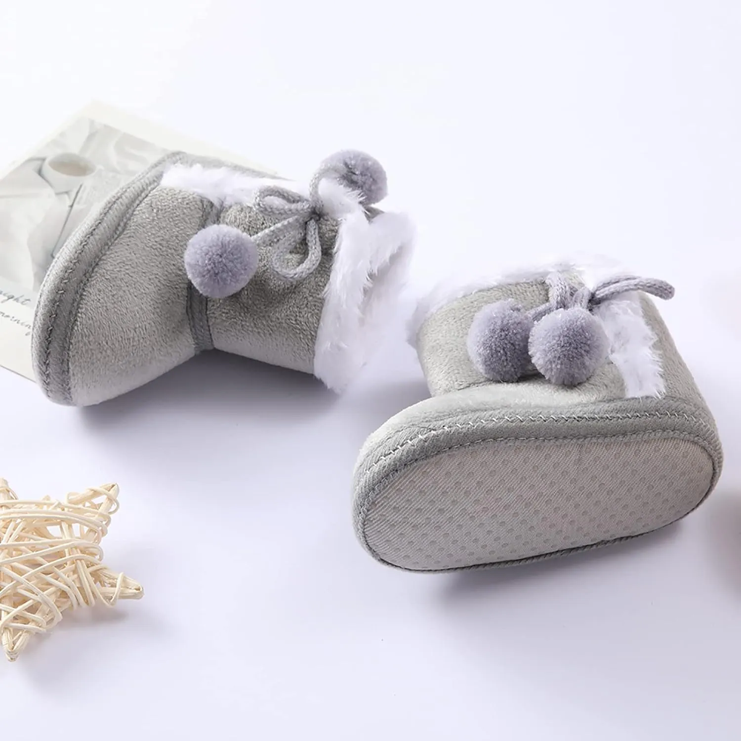 Lighted Sneakers Toddler Snow Baby Warming Boots Soft Girls Shoes Booties Boys Infant Shoes Girls 12-18 Month