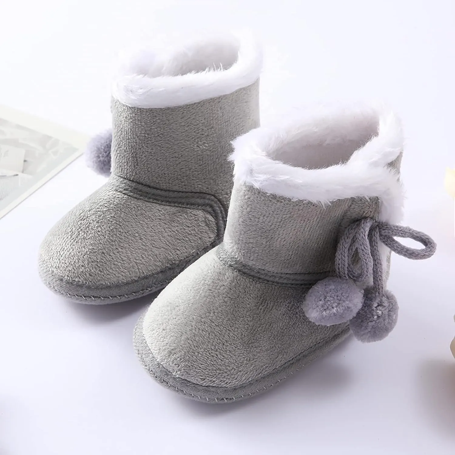 Lighted Sneakers Toddler Snow Baby Warming Boots Soft Girls Shoes Booties Boys Infant Shoes Girls 12-18 Month