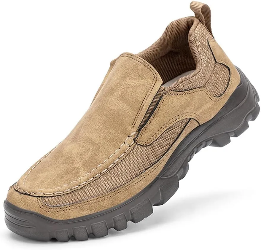 Men's Lightweight Breathable Casual Orthopedic Slip-On Walking Shoes