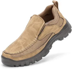 Men's Lightweight Breathable Casual Orthopedic Slip-On Walking Shoes