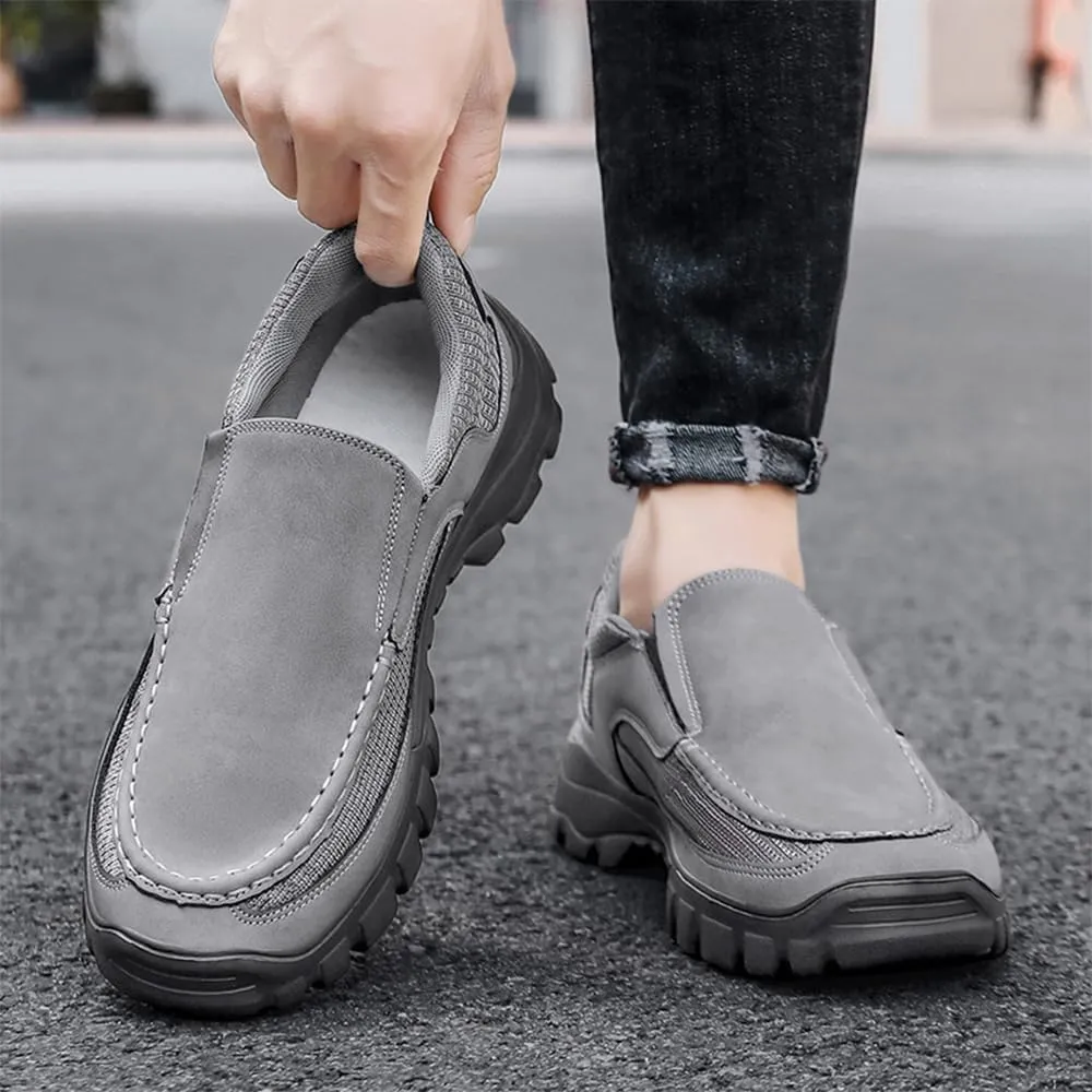 Men's Lightweight Breathable Casual Orthopedic Slip-On Walking Shoes