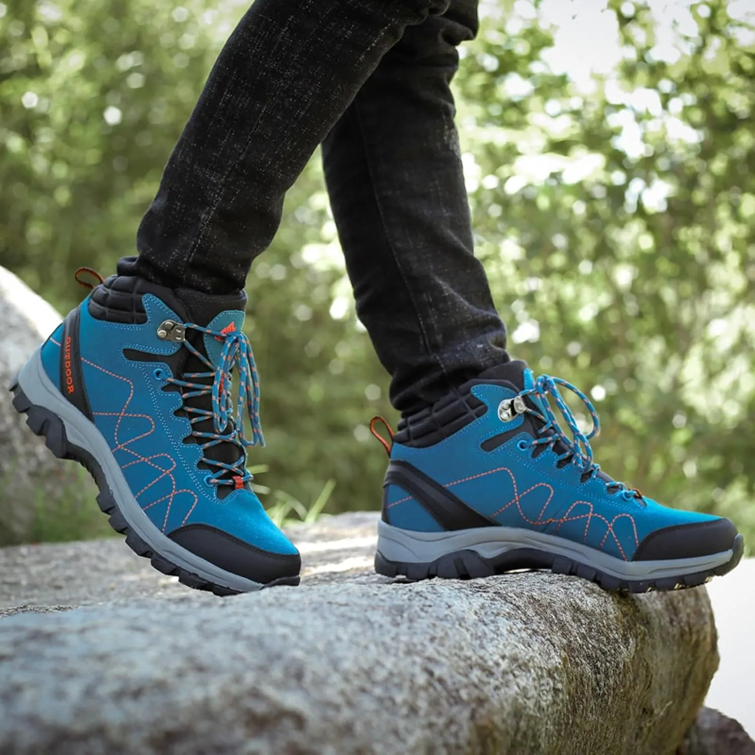 Men's Minimalist Barefoot Shoes Comfortable Breathable Stretch Canvas Slip on Sneaker Athletic Fashion Sneakers