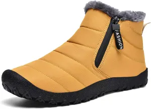 Men's Snow Boots Waterproof Warm Winter Boots Non-slip Walking Boots-Outdoor Warm Fleece Winter Cotton Shoes