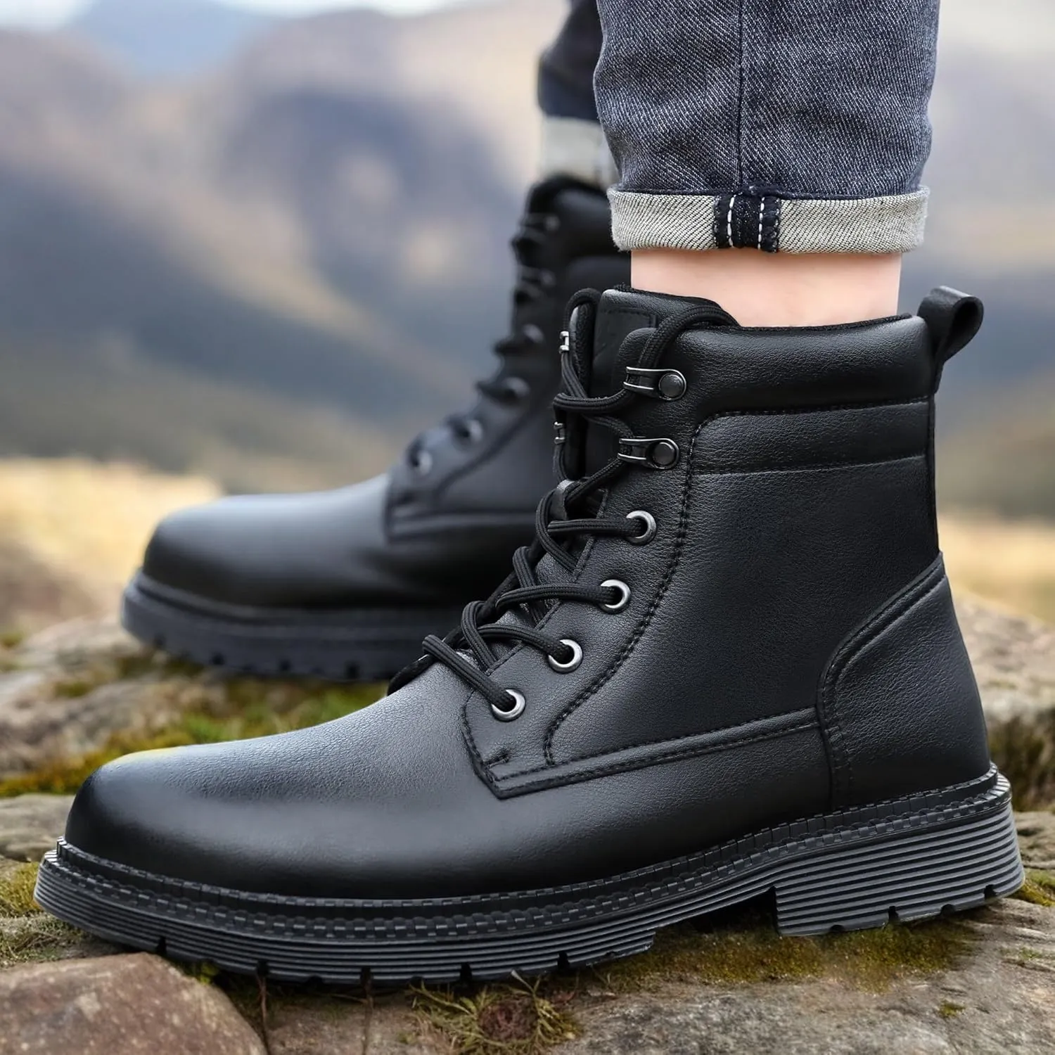Mens Steel Toe Boots Womens Safety Waterproof Work Boots