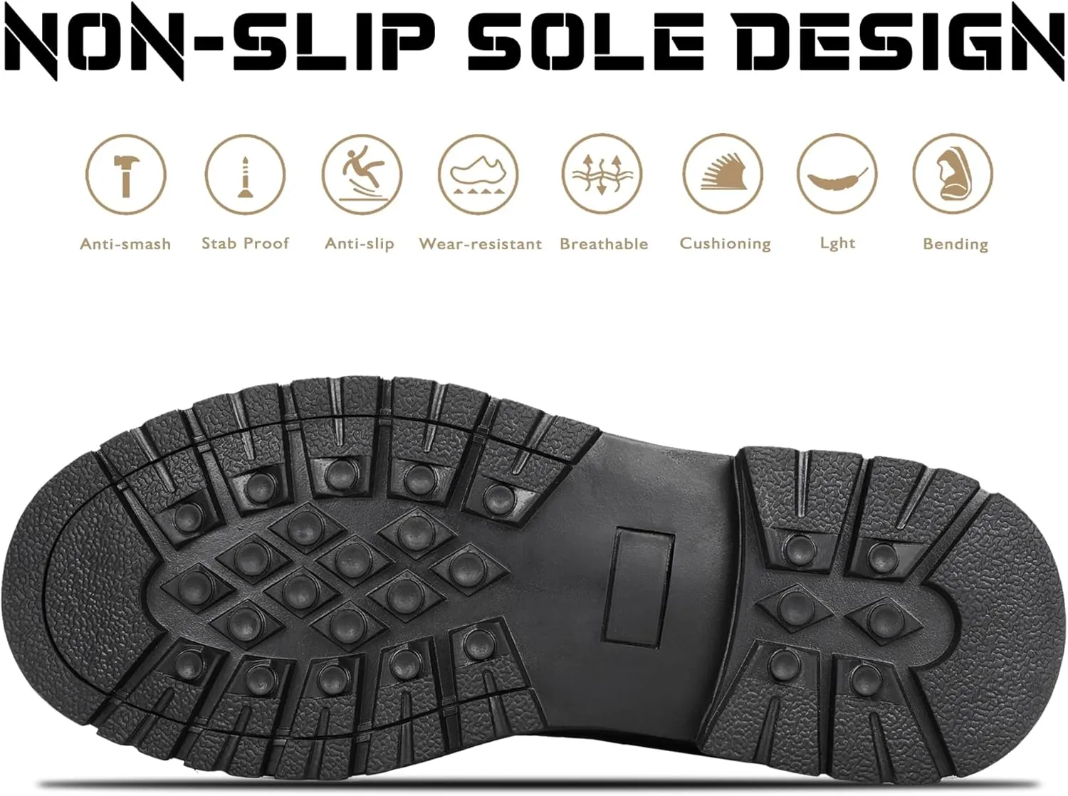 Mens Steel Toe Boots Womens Safety Waterproof Work Boots