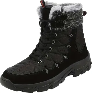 Mens Work Boots Waterproof Hiking Sneakers Ankle Ladies Womens Safety Shoes Business Casual Waterproof Outdoor Shoes Lightweight Hike Grounded Footwear