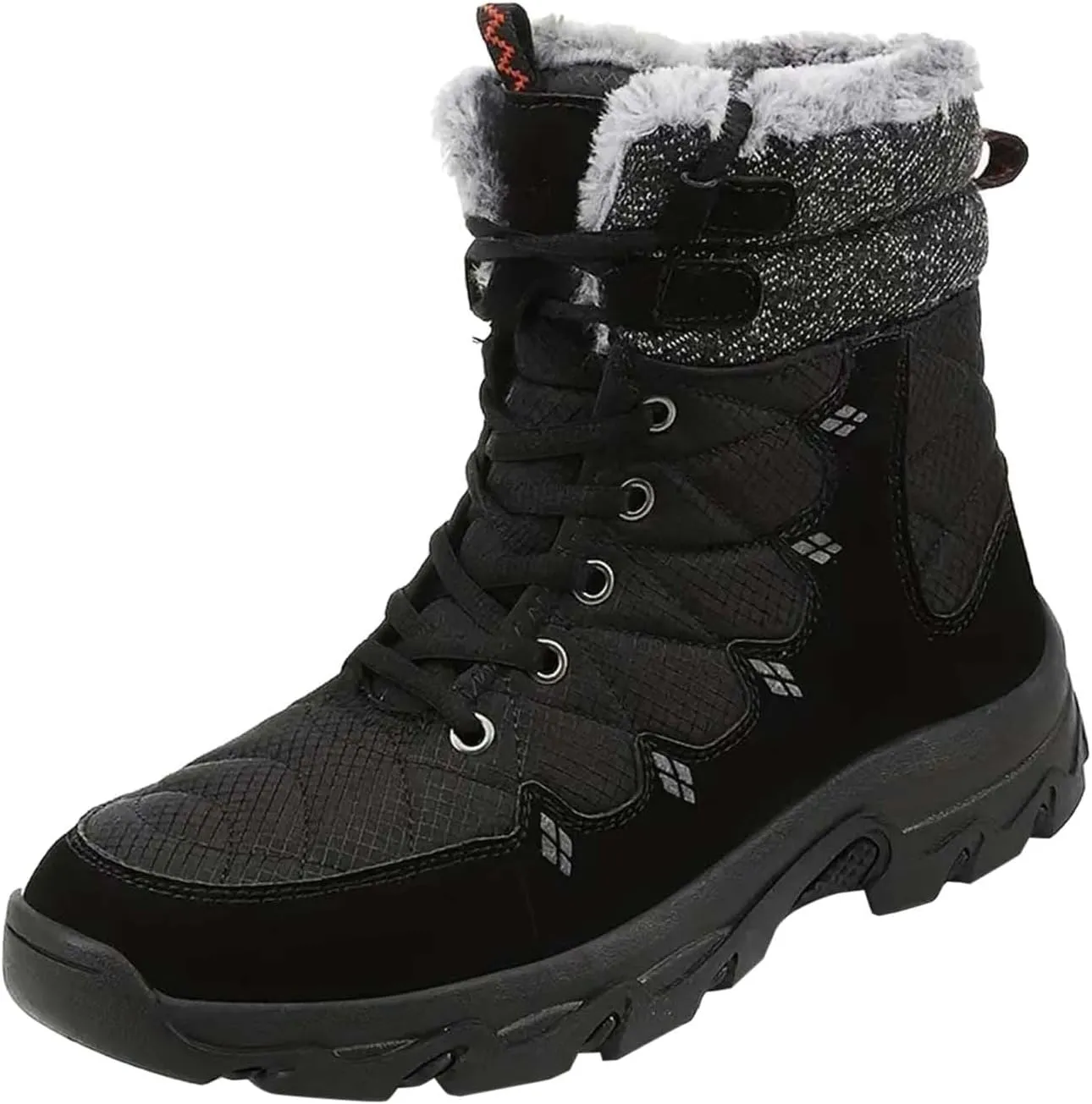 Mens Work Boots Waterproof Hiking Sneakers Ankle Ladies Womens Safety Shoes Business Casual Waterproof Outdoor Shoes Lightweight Hike Grounded Footwear
