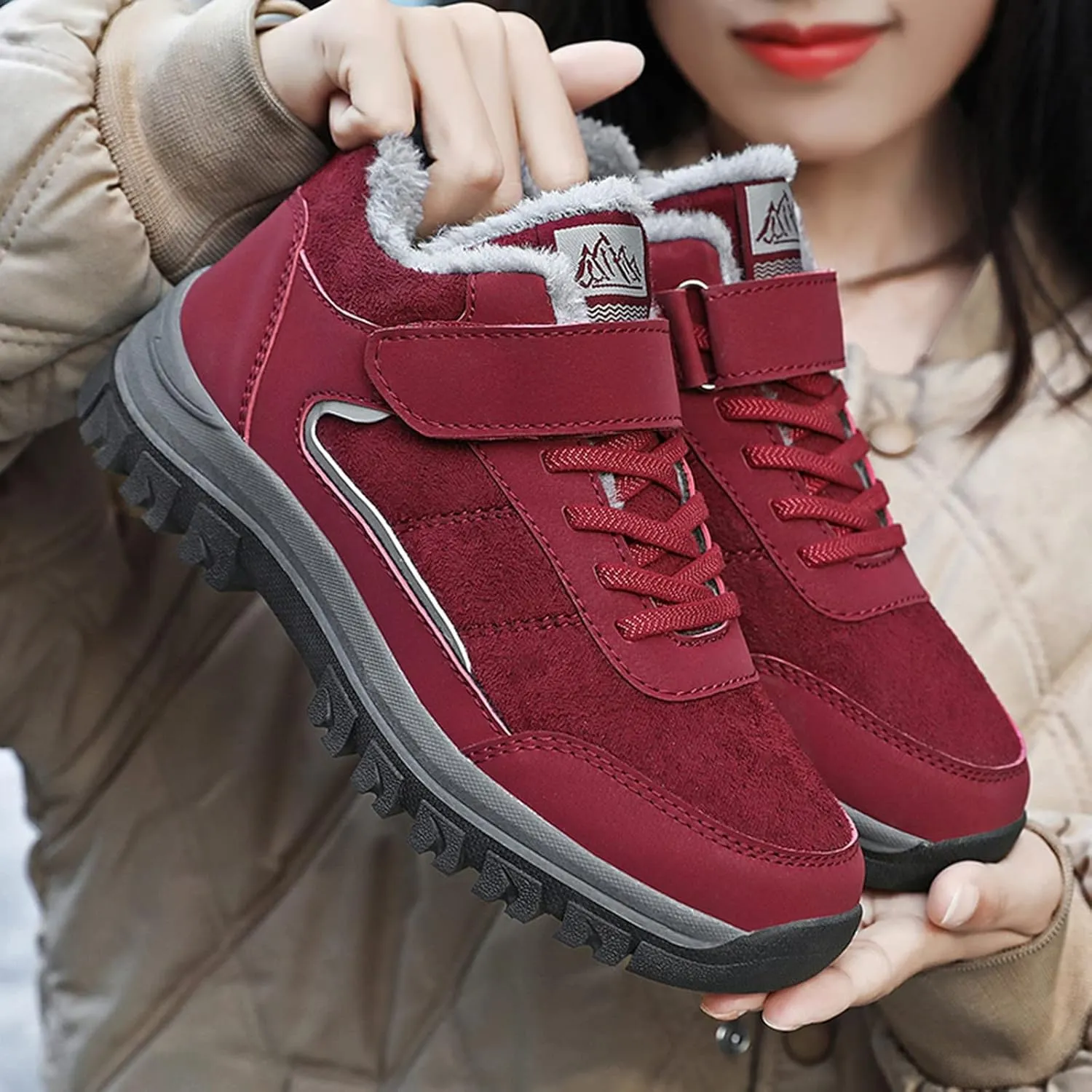 Mid Calf Winter Boots for Women Waterproof with Zipper Size 9.5 Wide Snow Booties for Women 2023 Winter Boots for Women Waterproof Zipper Womens Snow Shoes Waterproof Women Winter Wide Width Boot