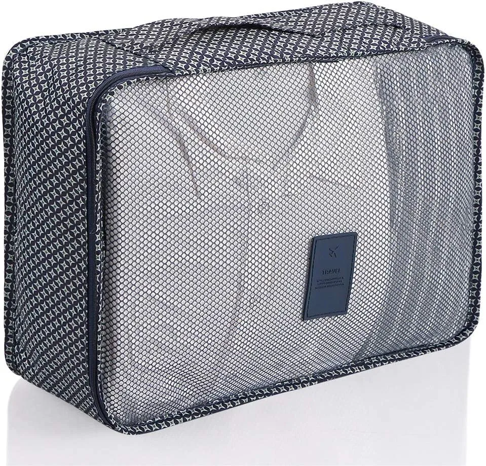 Mossio 7 Set Packing Cubes with Shoe Bag - Travel Carry On Luggage Organizer
