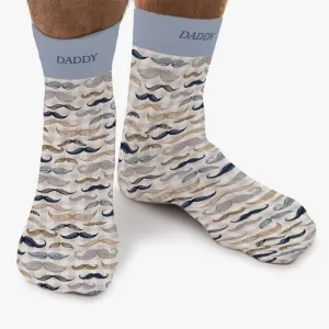 Mustache Personalized Tube Socks