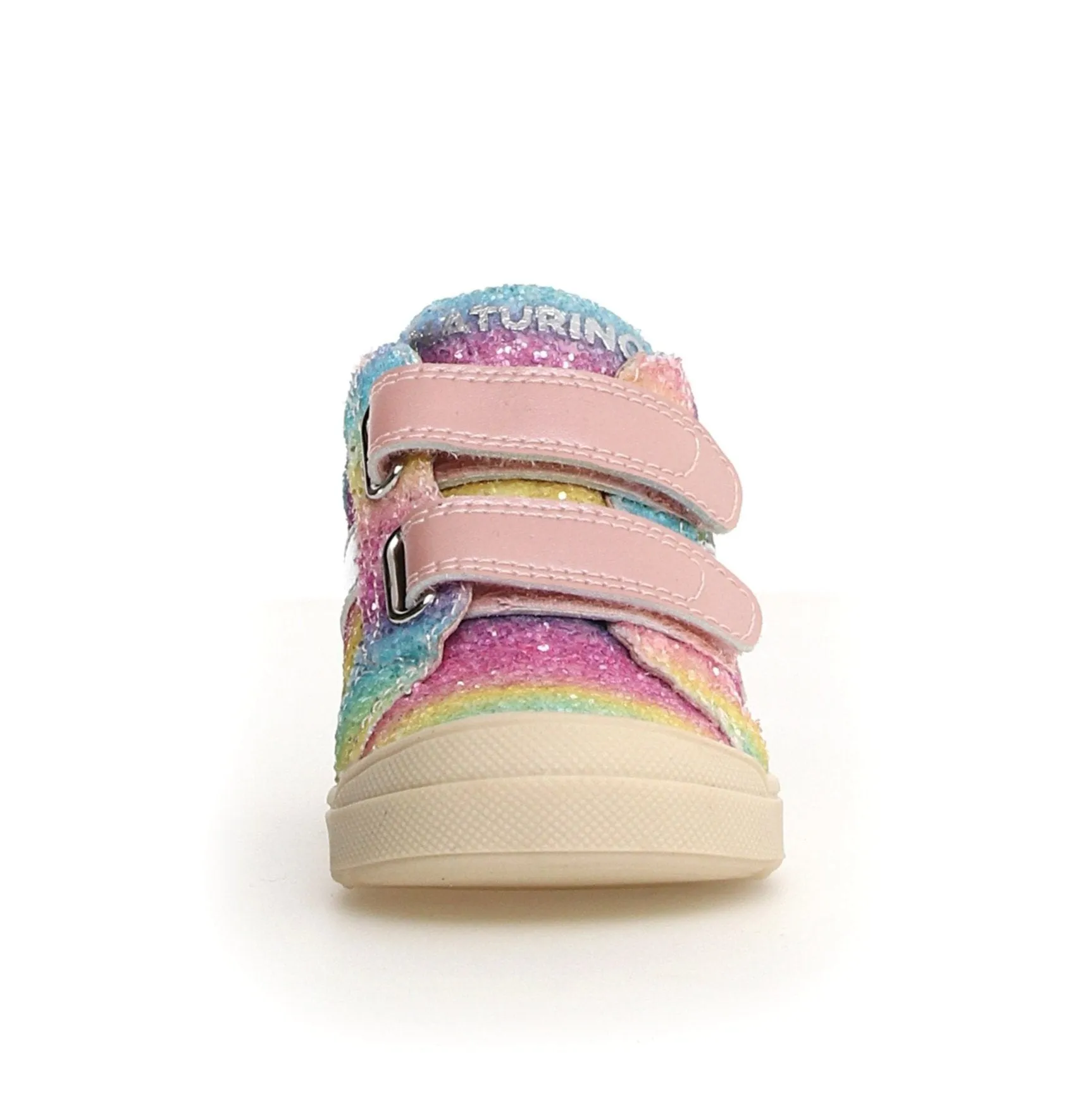 Naturino Singery | Glitter Metallic/Pink Kids Sneakers