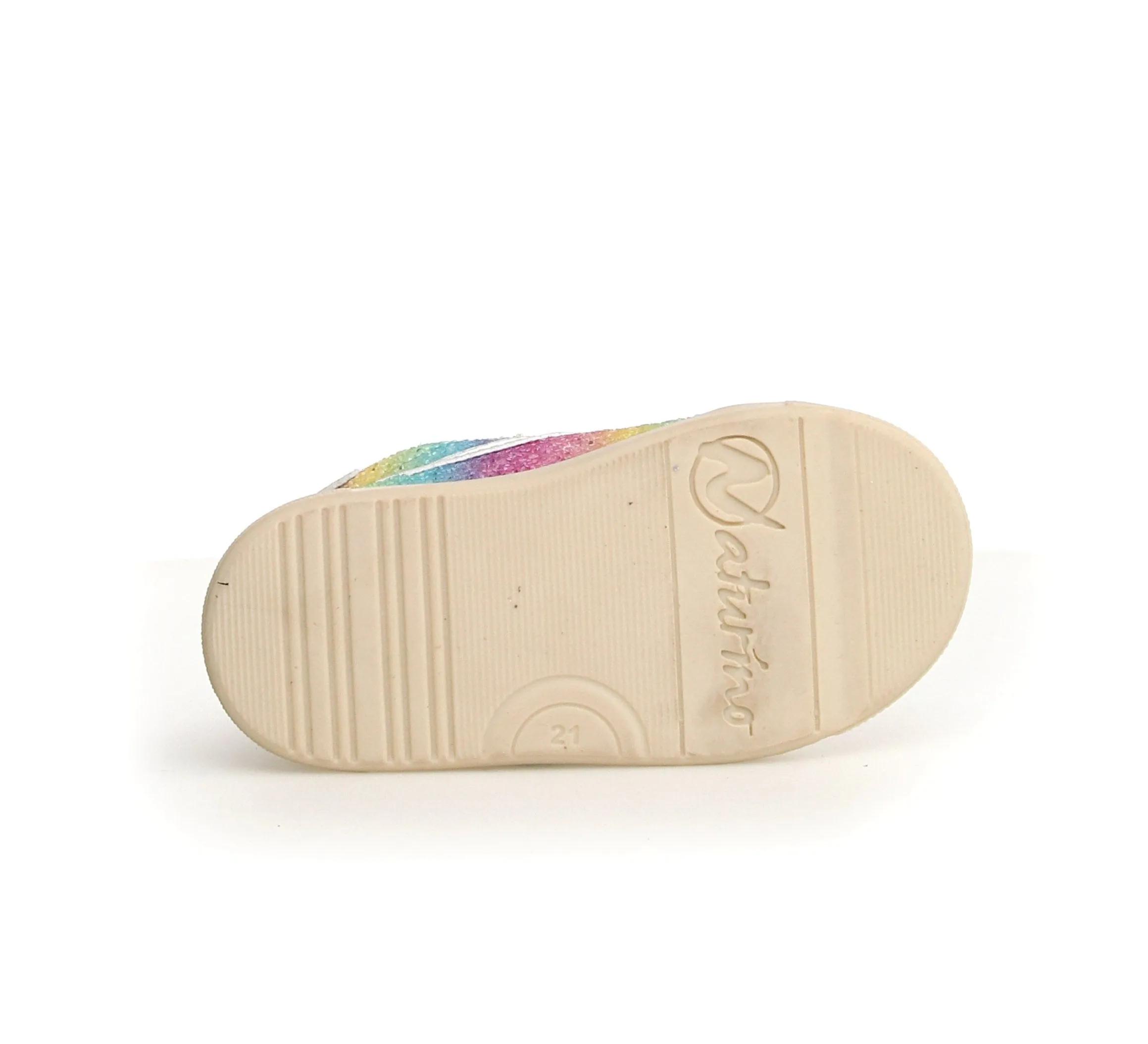 Naturino Singery | Glitter Metallic/Pink Kids Sneakers