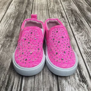 NEW Swiggles Toddler Slip on Casual Sneakers Pink Sz 6