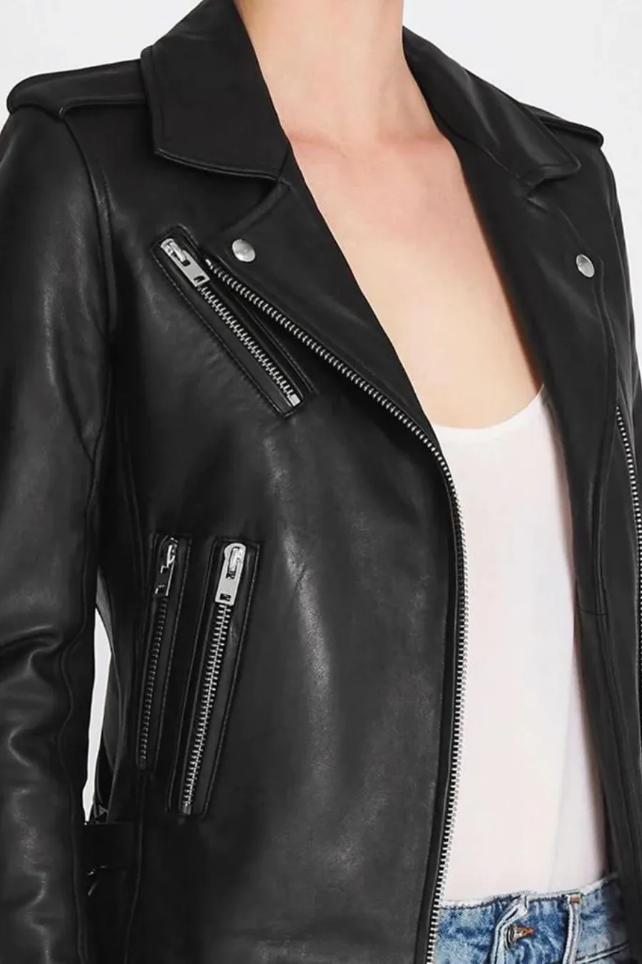 Newhan Biker Jacket Black