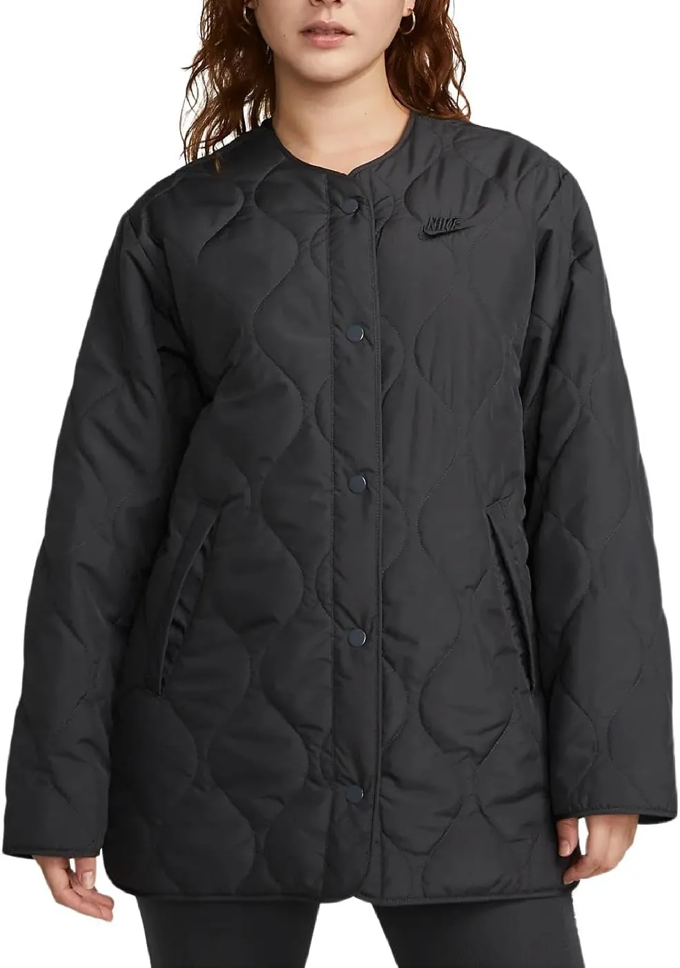 Nike Sportswear Women's Sports Utility Jacket (Medium, Grey)
