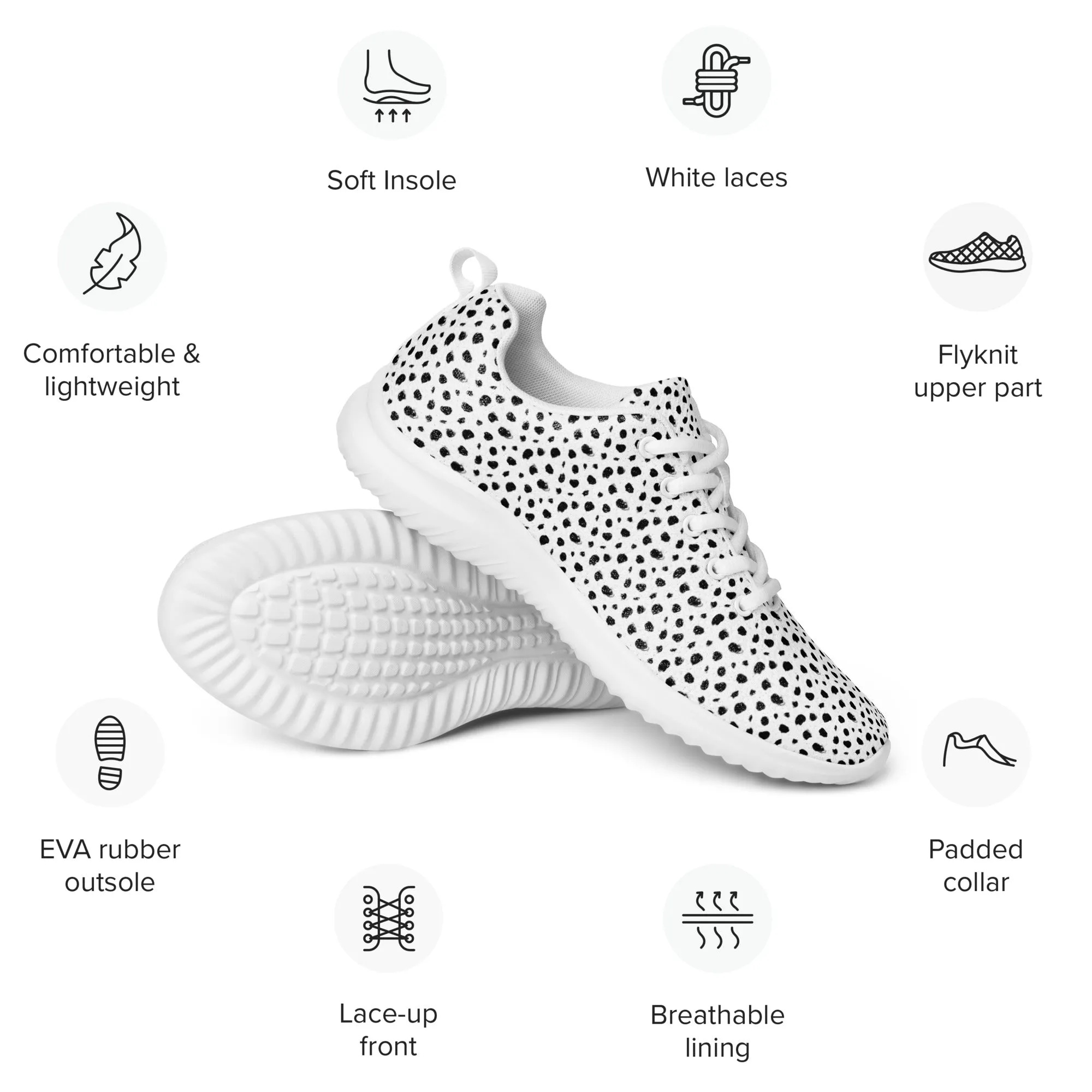 NOGA Women's Sports Shoes - WHITE TOCHKI