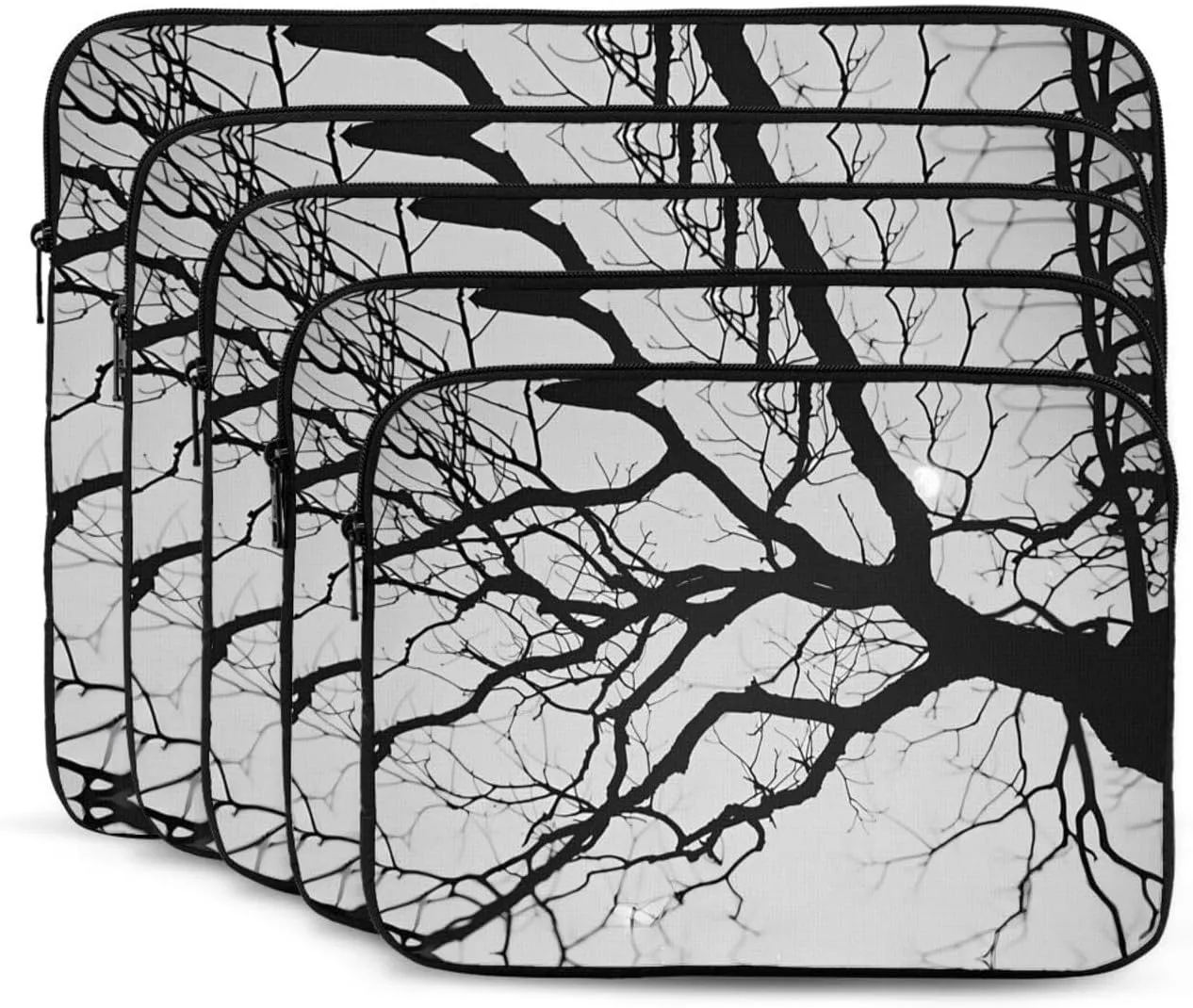 Old Tree Light Laptop Sleeve Case 12 Inch Suitable for Notebook Computer Tablet Traveling Carrying Simple Case