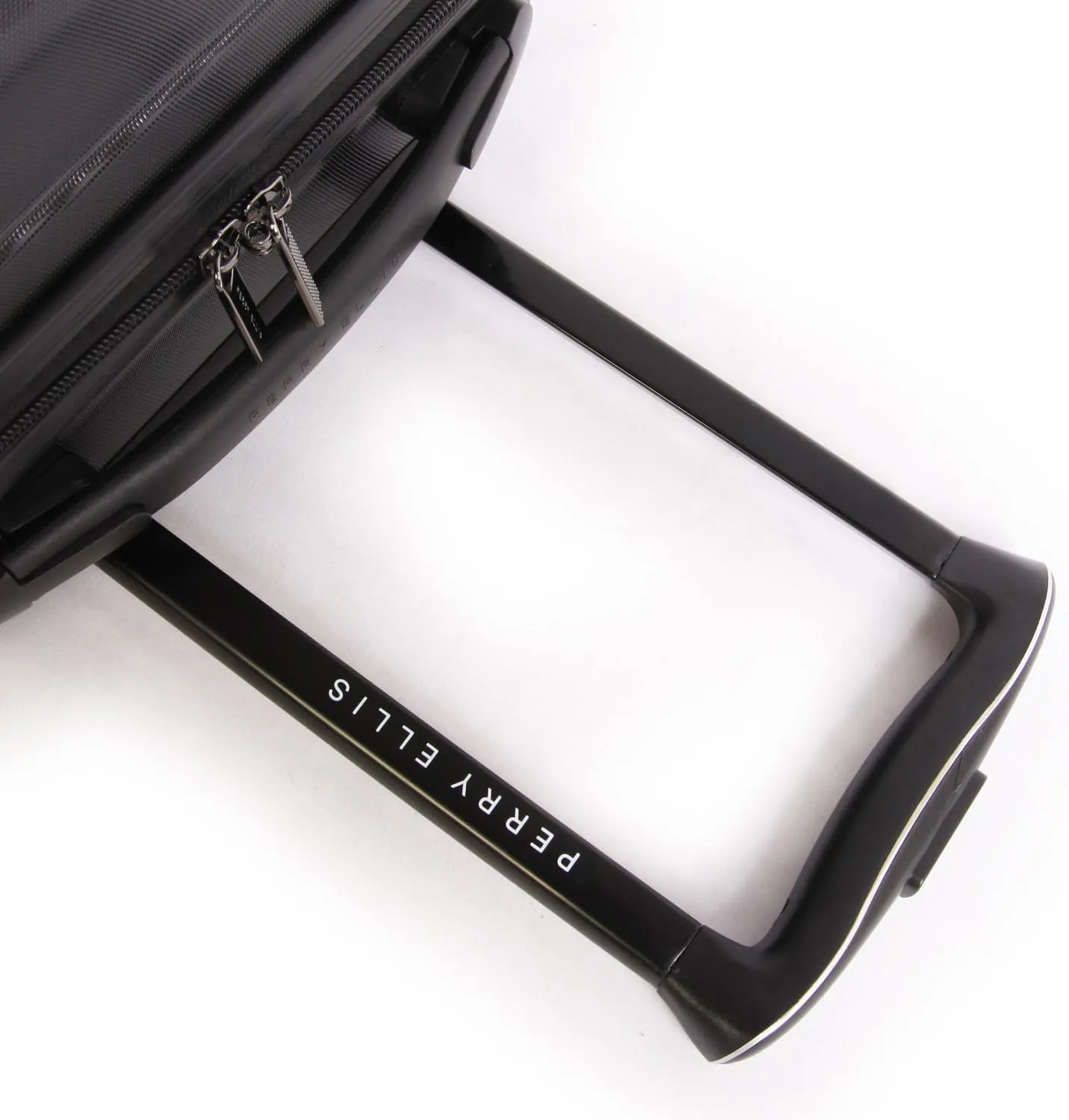 Perry Ellis Tanner 21" Hardside Carry-on Spinner Luggage, Black, One Size