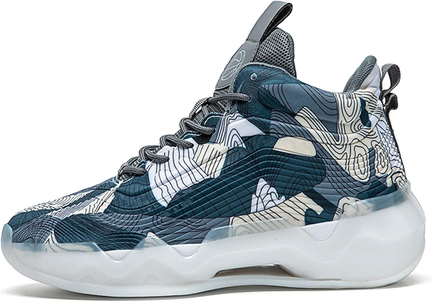 Practical Hiking Leisure Travel Basketball Shoes, Durable Sports Shoes for Competitive Training, Fashionable Breathable Mesh Basketball Shoes