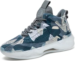 Practical Hiking Leisure Travel Basketball Shoes, Durable Sports Shoes for Competitive Training, Fashionable Breathable Mesh Basketball Shoes