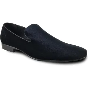 "Bravo Men's Velvet Tuxedo Loafer - Black"