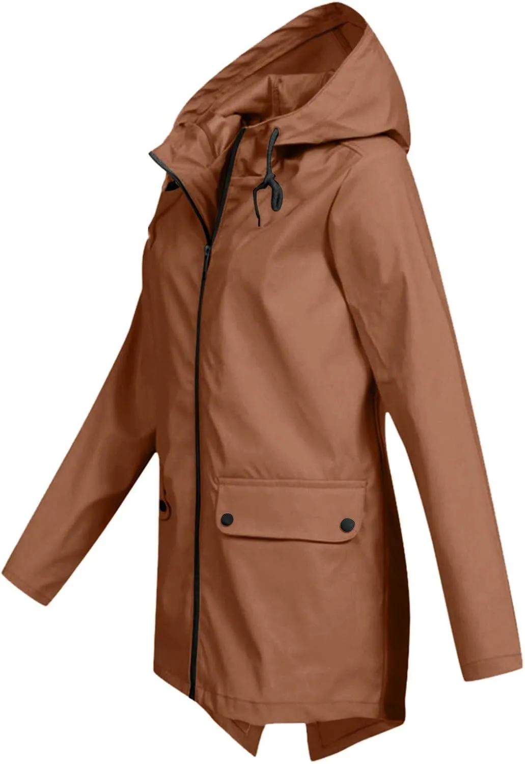 Rain Jacket Women Waterproof Raincoats for Women with Hood Lightweight Hooded Rain Coat for Hiking Travel Outdoor Windbreaker