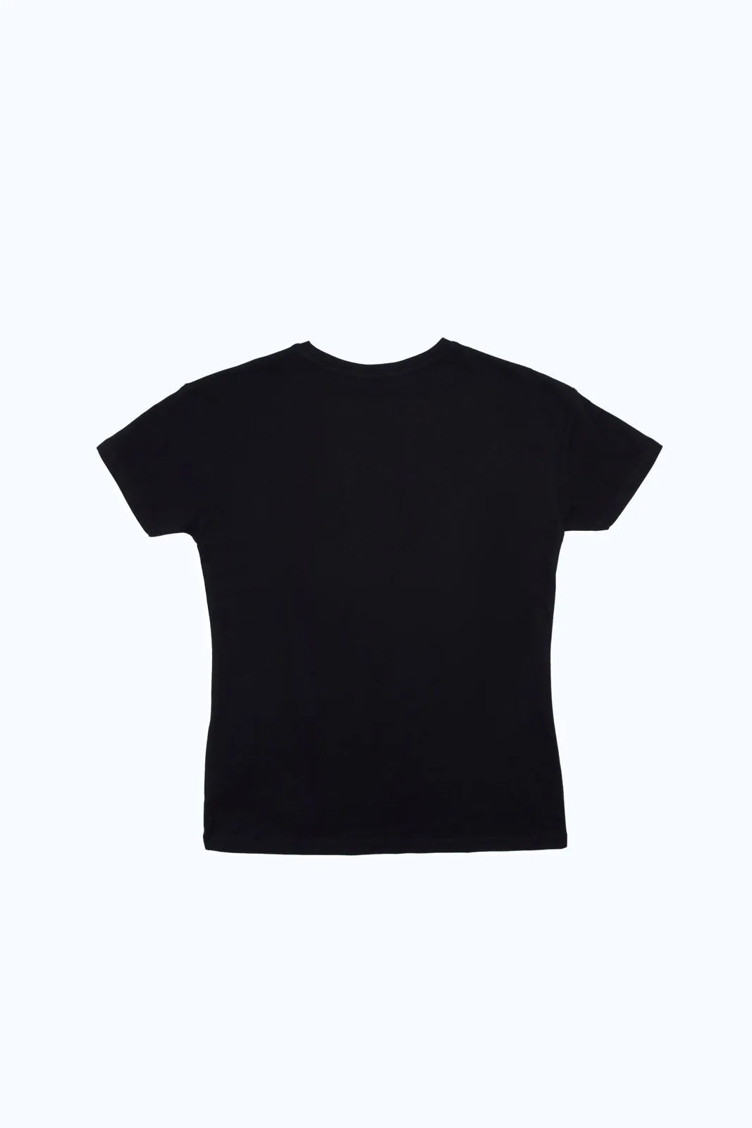 Senior Girls Black Printed T-Shirt