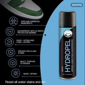Shoe Protector Spray, Rain & Stain Waterproof, Nano Protection for Sneaker, Suede, Leather, Canvas, Nubuck 13.5oz (M)
