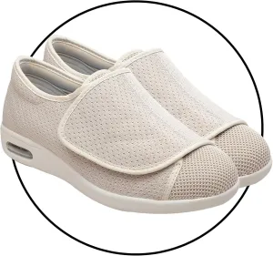 Slip on Walking Shoes Extra Wide Fit Diabetic Shoes for Men Easy Close Orthopedic Slippers Adjustable Slip On Walking Sneakers for Swollen Feet Plantar Fasciitis