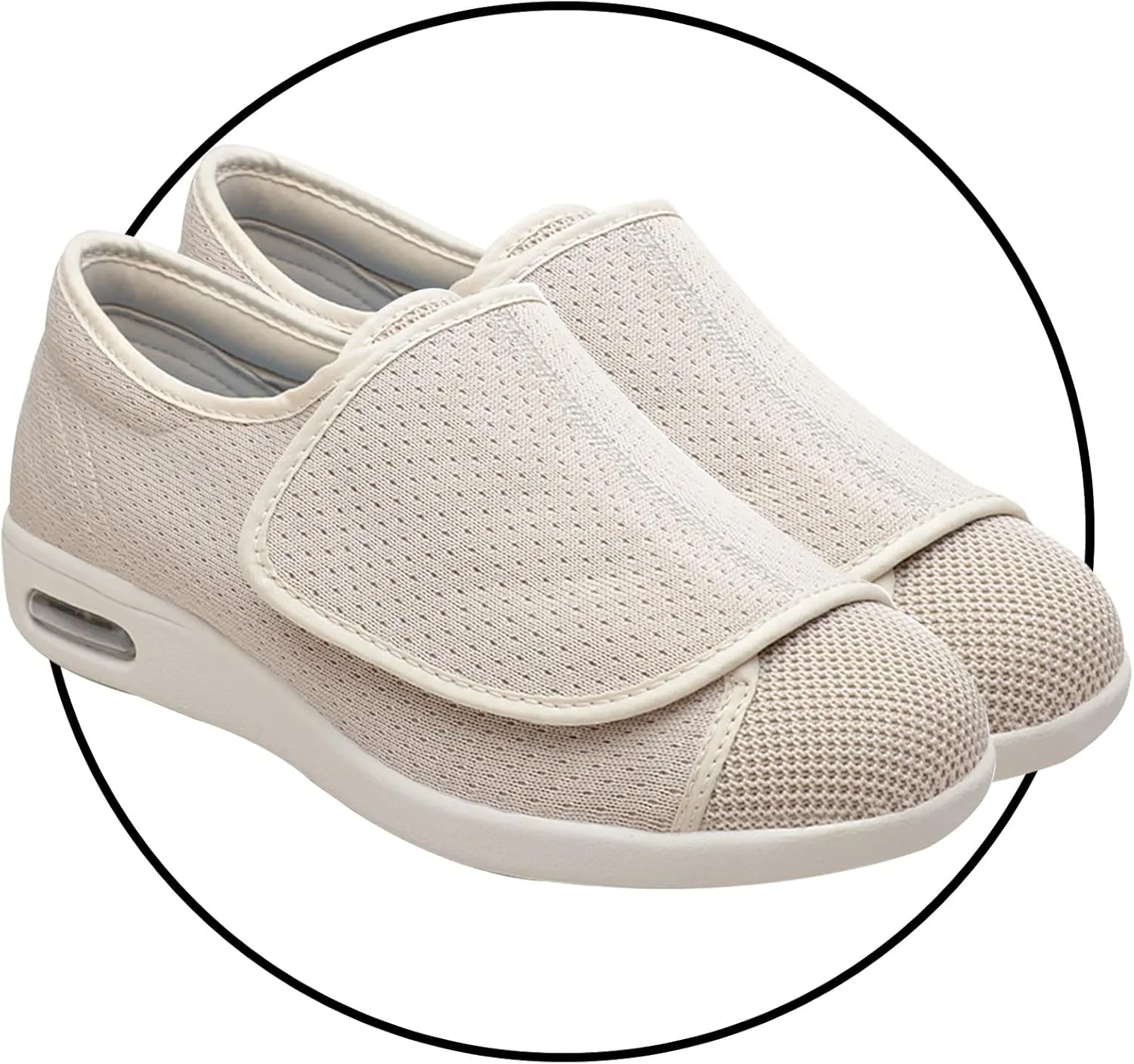 Slip on Walking Shoes Extra Wide Fit Diabetic Shoes for Men Easy Close Orthopedic Slippers Adjustable Slip On Walking Sneakers for Swollen Feet Plantar Fasciitis
