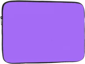 Solid Color Light Purple Laptop Sleeve Case 17 Inch Suitable for Notebook Computer Tablet Traveling Carrying Simple Case