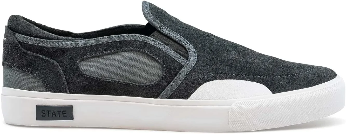 State Footwear Skateboard Shoes Keys Nine Iron Suede Mens