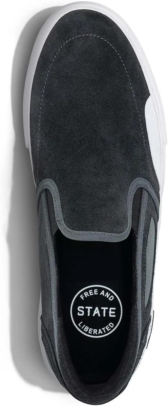 State Footwear Skateboard Shoes Keys Nine Iron Suede Mens