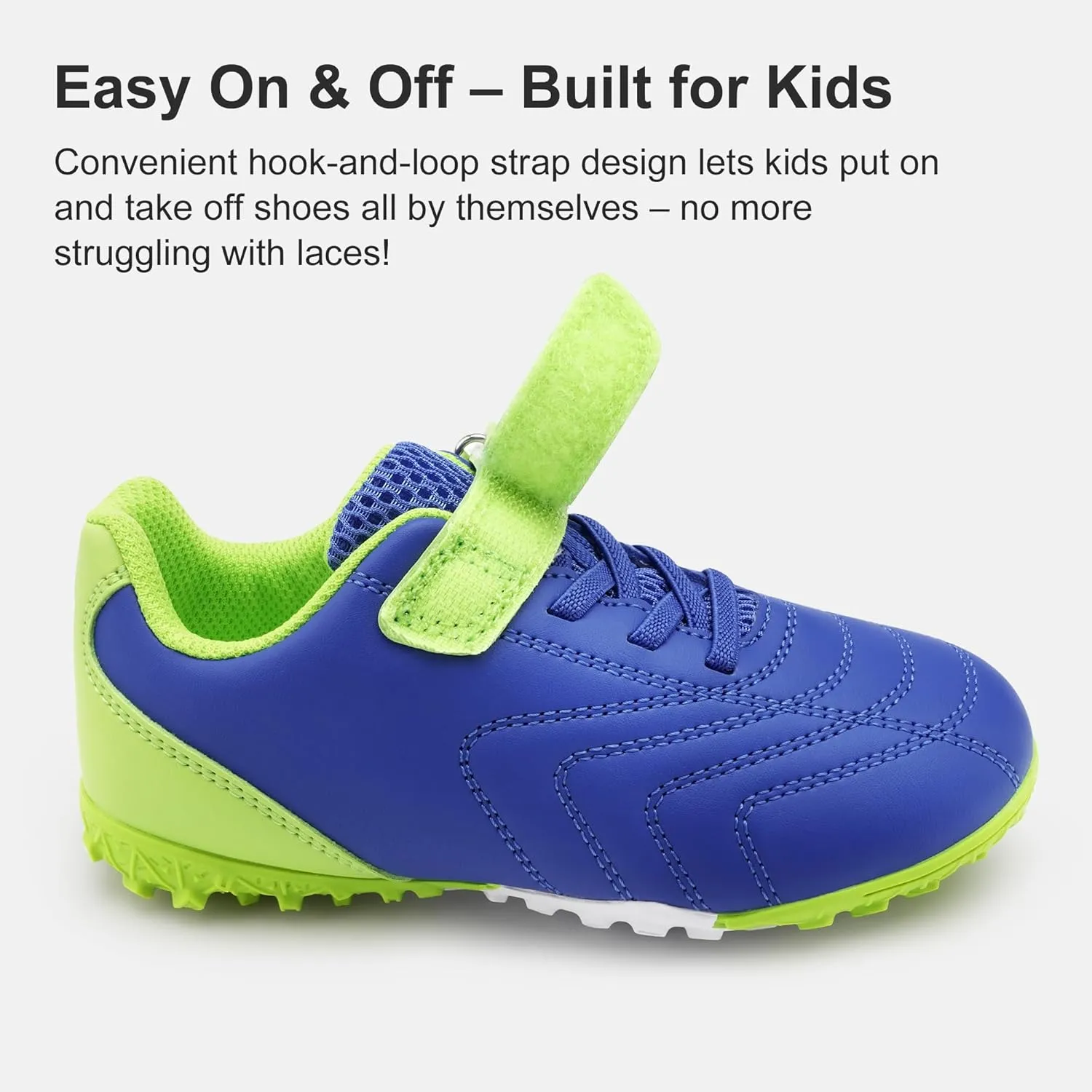 Stelle Boys Girls Indoor Soccer Shoes Kids Turf Shoes Baseball/Softball Futsal Athletic Cleats for Toddler/Little/Big Kid