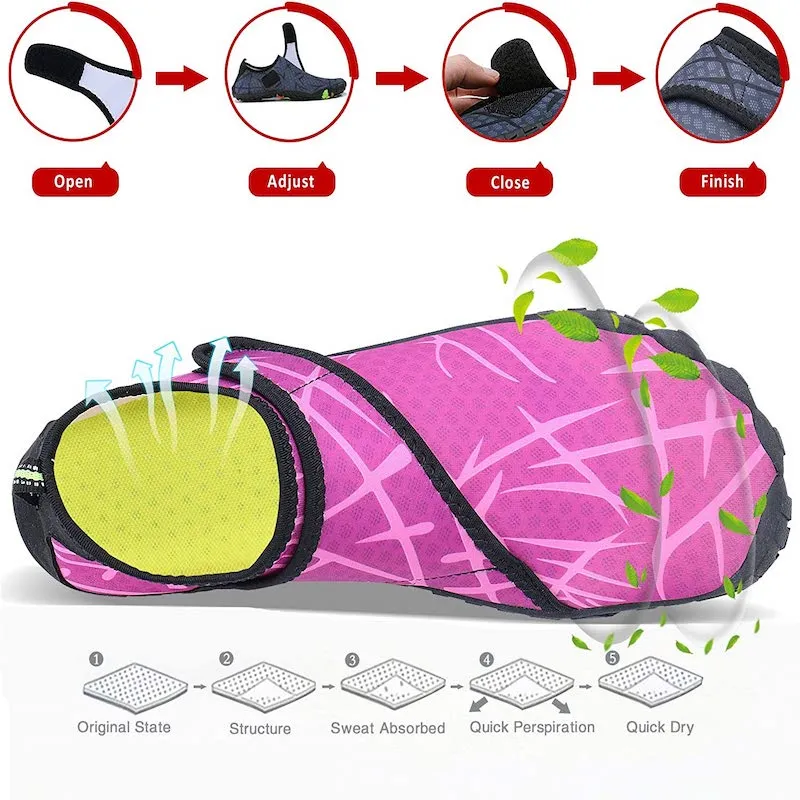 Strap On Unisex Aquatic Sports Shoes