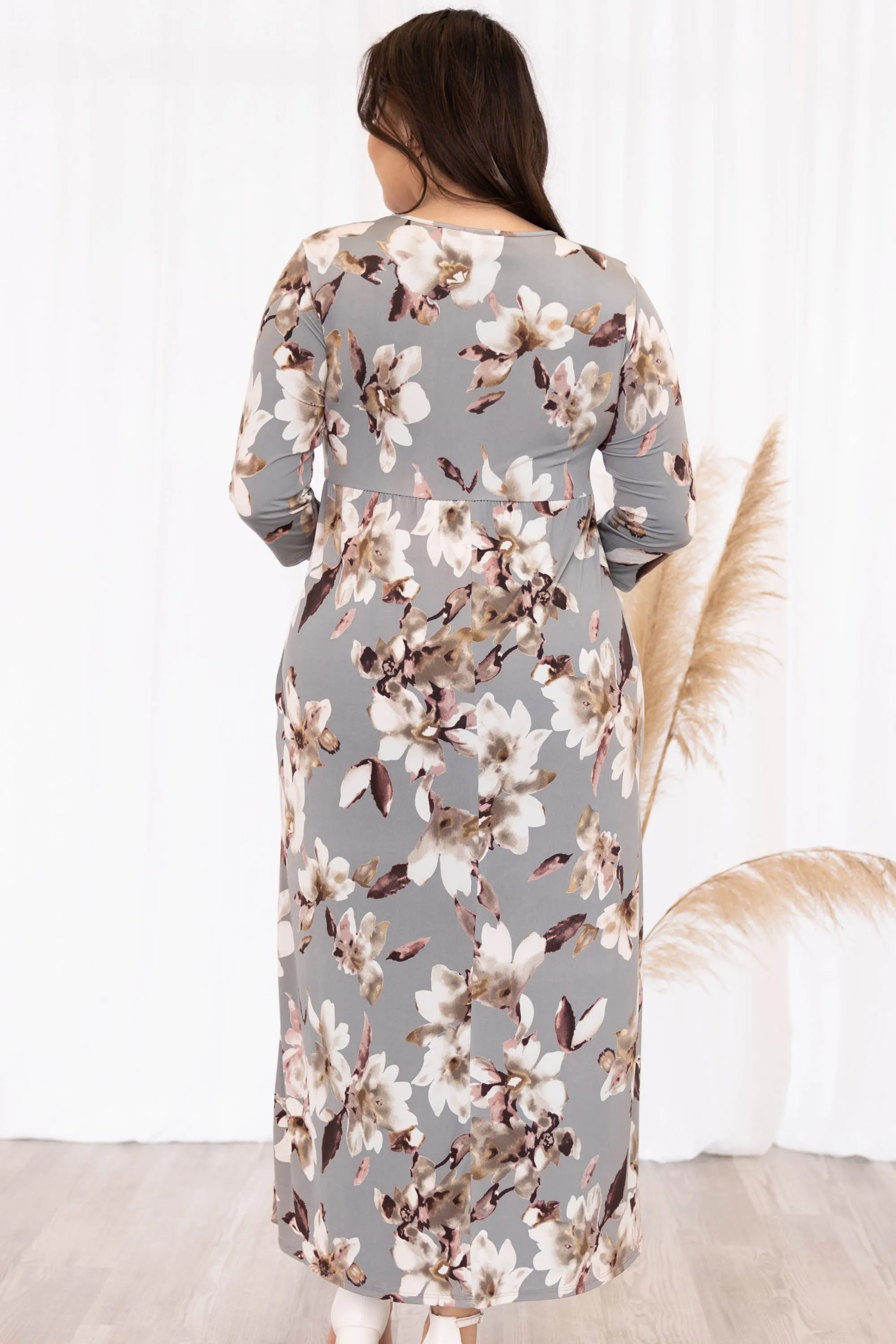 This Feeling Is Amazing Maxi Dress, Heather Gray