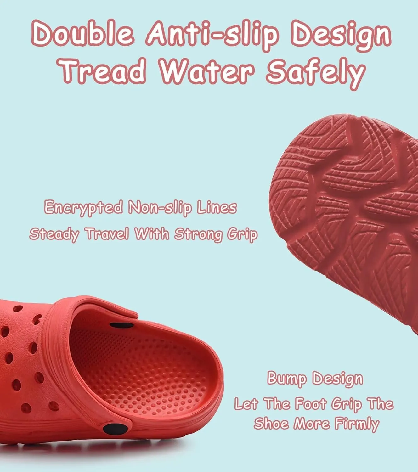 Toddler Kids Garden Clog Slip On Slide Sandals Beach Water Shoes