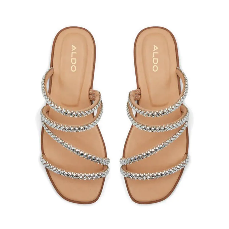 Triton Women's Flat Sandals - Silver