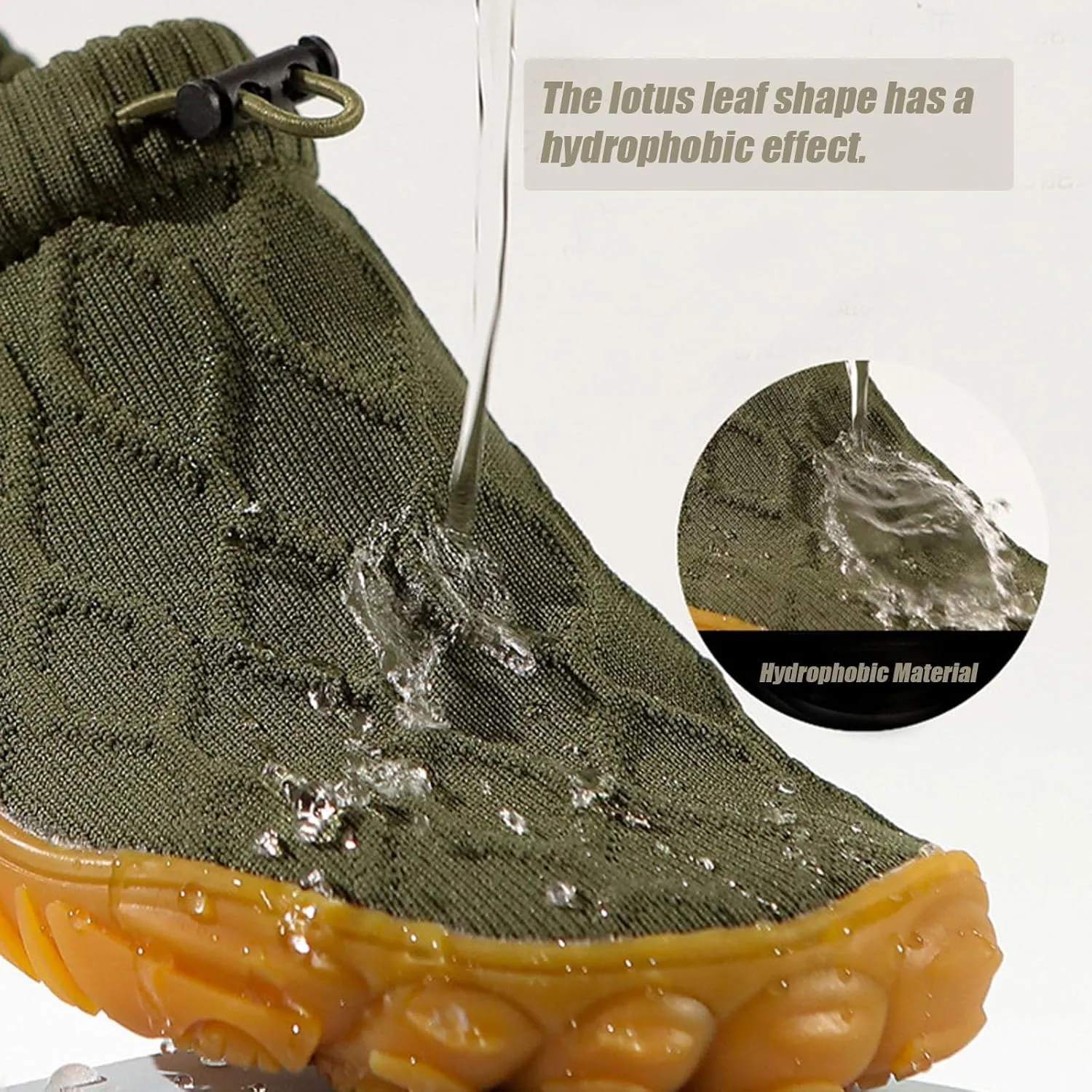 Vallova's Bearprodo Supercomfort Sweatwick Slip-On Shoes, Barefoot Trail Running Hike Shoes