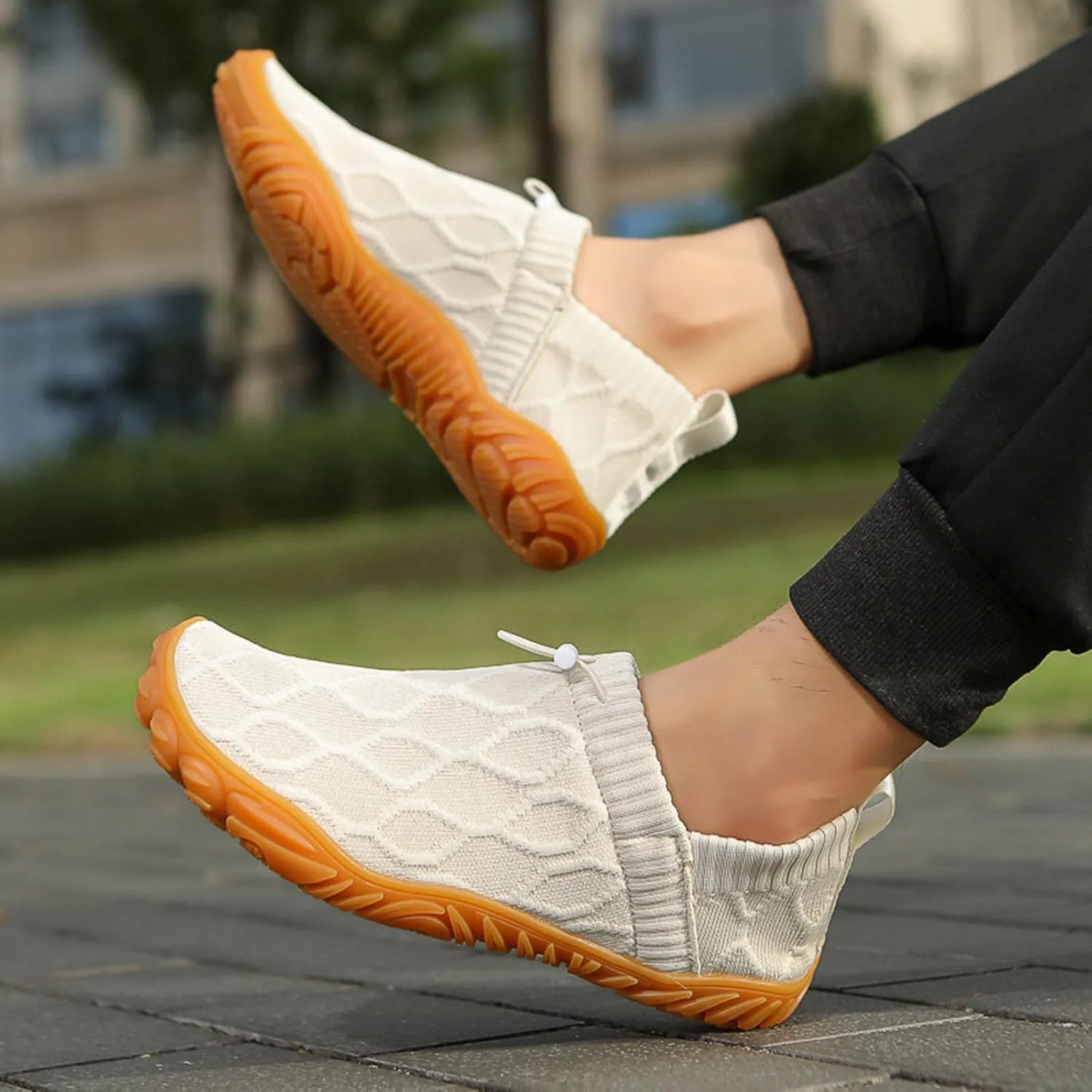 Vallova's Bearprodo Supercomfort Sweatwick Slip-On Shoes, Barefoot Trail Running Hike Shoes