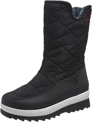 Waterproof Winter Boots Women Wide Snow Boots for Women Cute Ankle Extra Wide Width Women's Winter Boots Outdoor Boots Women 9.5 Botas Para El Frio De Mujer Largas