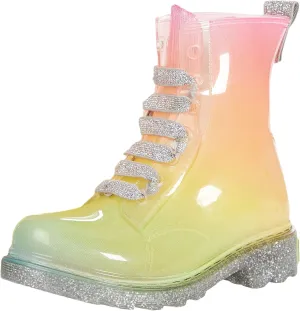 Western Chief Kids Girl's Combat PVC Boot (Toddler/Little Kid)