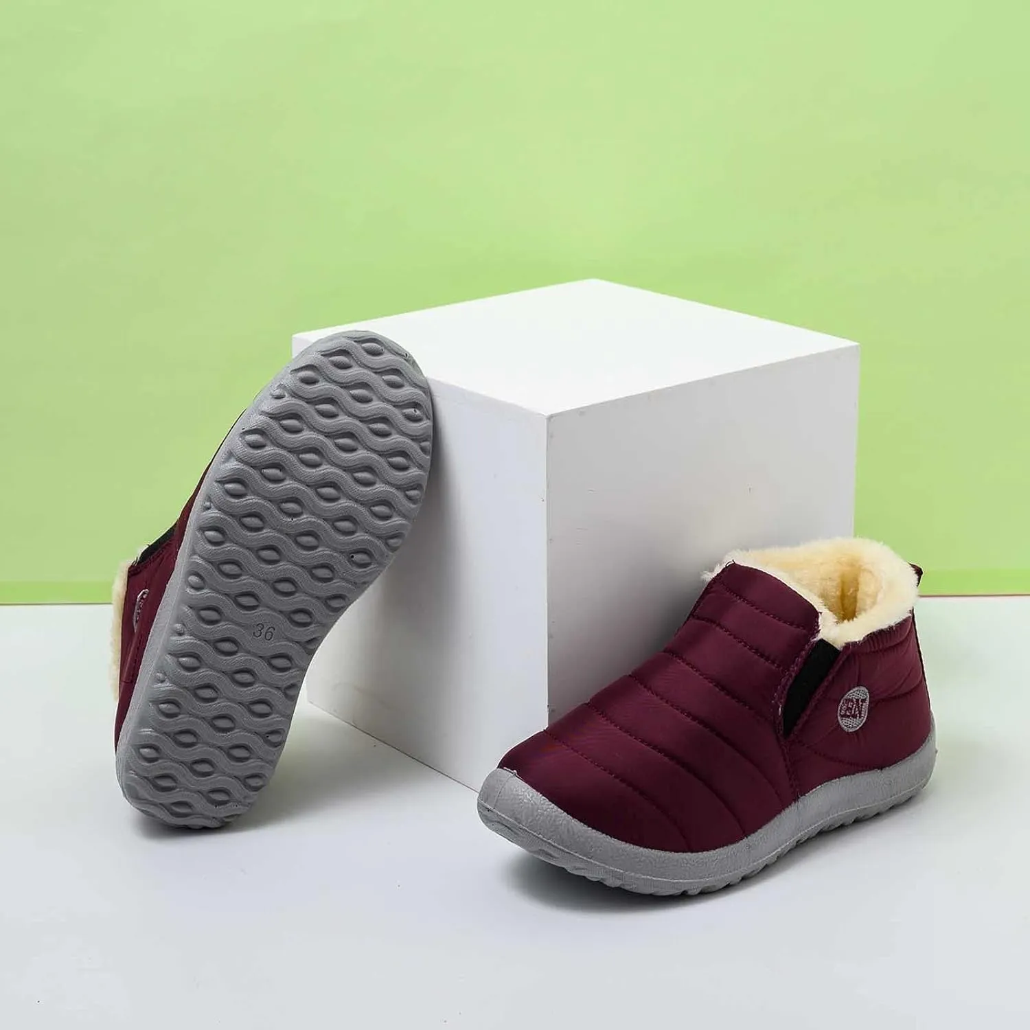 Winter Boots for Women Fashion Knee High Winter Snow Boots Women Woman Winter Boots Outdoor Boots Women Slip on Botas Para Mujer De Invierno