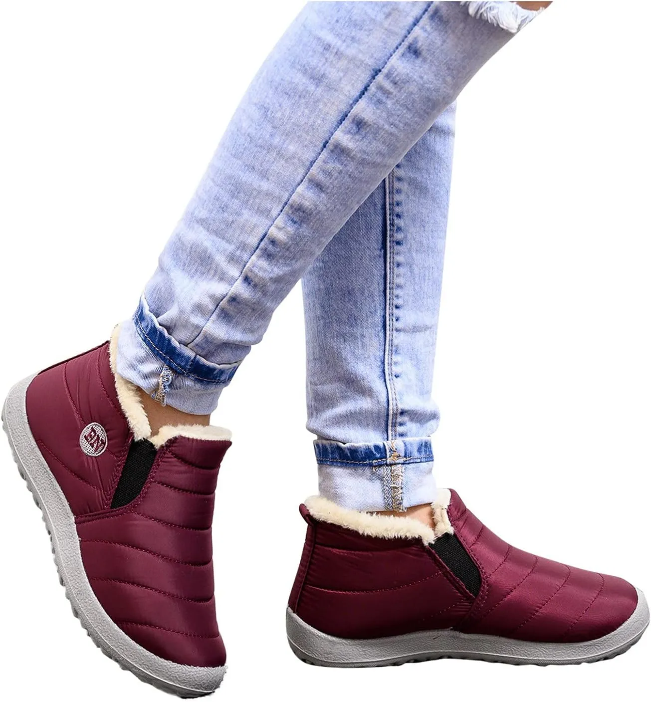Winter Boots for Women Fashion Knee High Winter Snow Boots Women Woman Winter Boots Outdoor Boots Women Slip on Botas Para Mujer De Invierno