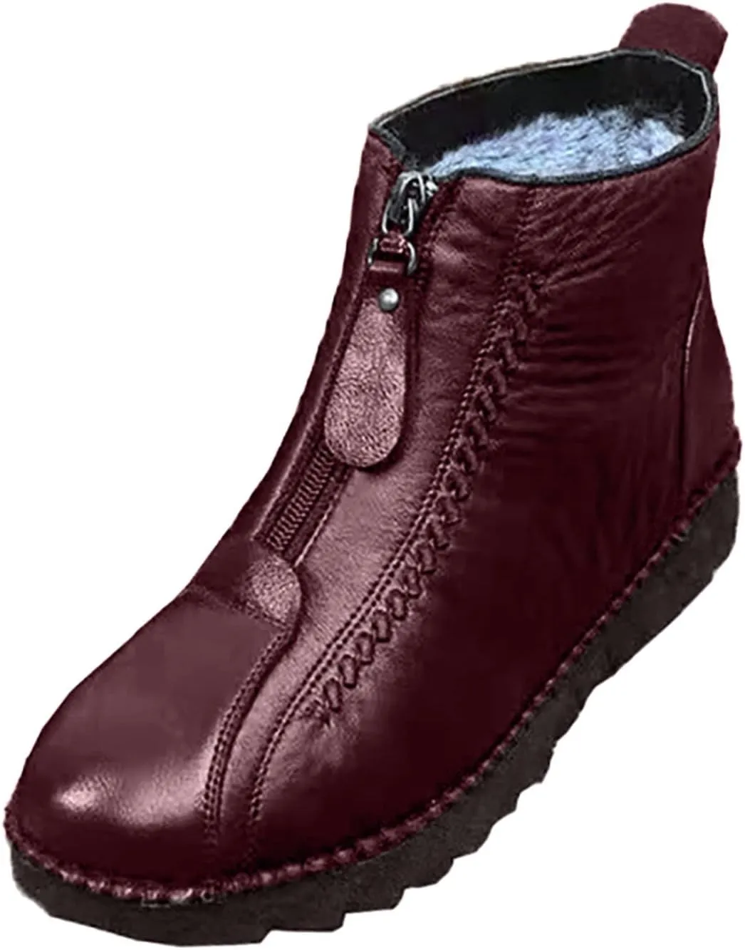 Winter Boots for Women Knee High Cowgirl Orthopedic Snow Boots for Women Size 7 Women's Extra Wide Winter Boots 8.5 Wide Width Womens Winter Boots Botas De Invierno Para Mujer Para El Agua