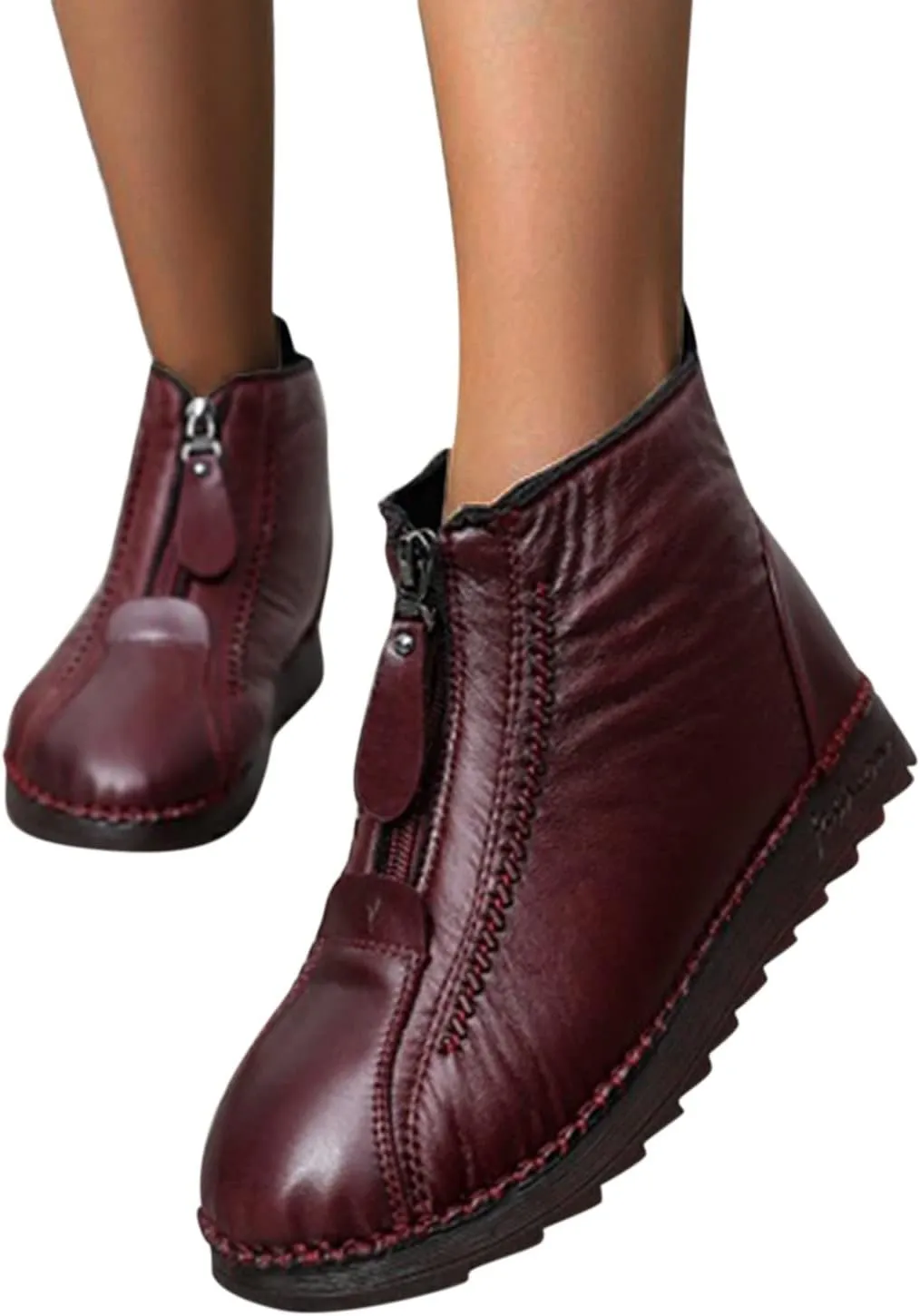 Winter Boots for Women Knee High Cowgirl Orthopedic Snow Boots for Women Size 7 Women's Extra Wide Winter Boots 8.5 Wide Width Womens Winter Boots Botas De Invierno Para Mujer Para El Agua