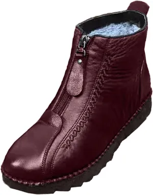 Winter Boots for Women Knee High Cowgirl Orthopedic Snow Boots for Women Size 7 Women's Extra Wide Winter Boots 8.5 Wide Width Womens Winter Boots Botas De Invierno Para Mujer Para El Agua