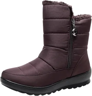 Winter Boots for Women Waterproof Snow Insulated Womens Snow Boots Cute Womens Snow Pants Waterproof Insulated Womens Waterproof Boots Slip on Botas Para Mujer De Invierno Para La Nieve